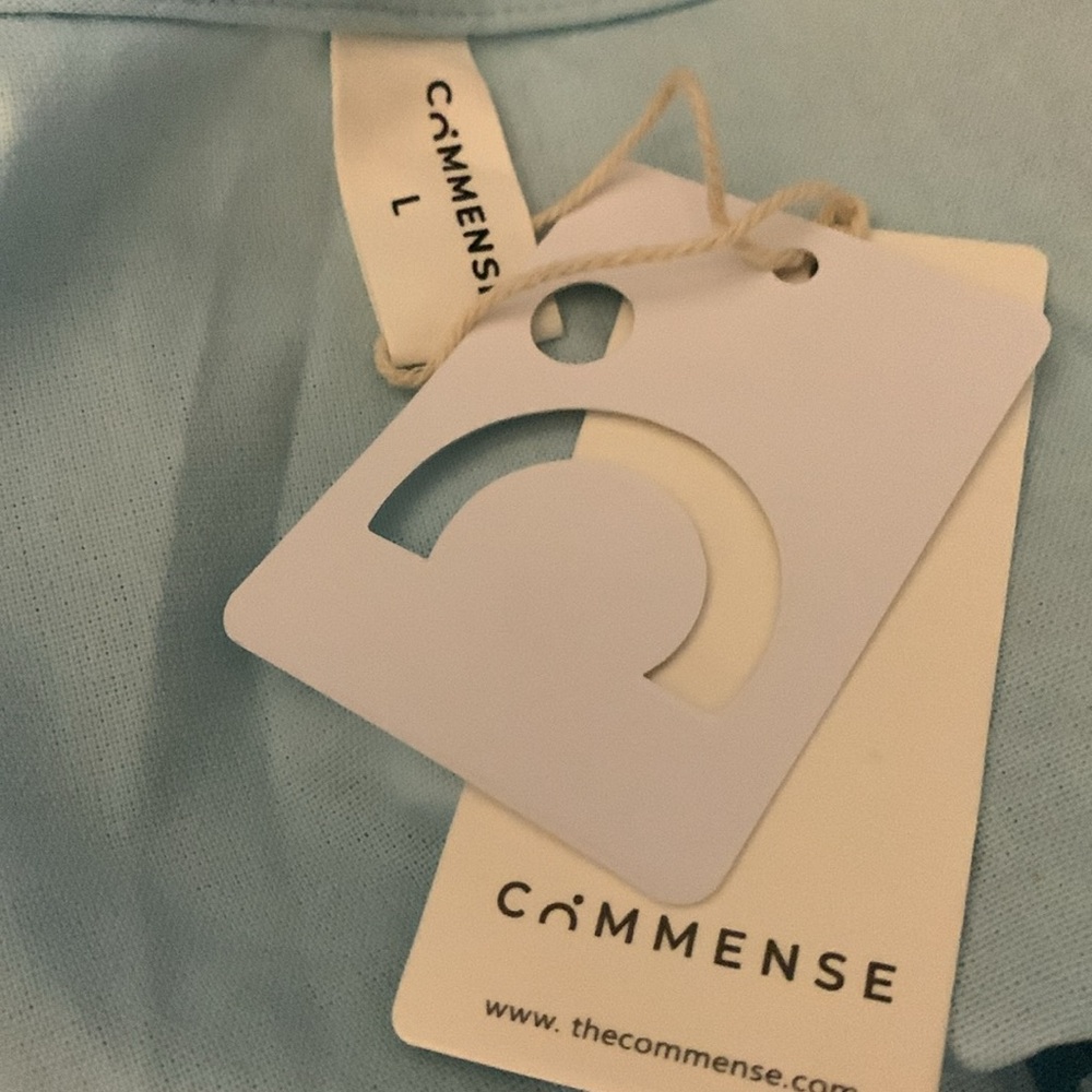 Commense cotton, linen blend tie front dress nwt - Picture 4 of 5